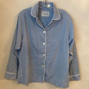 The Cats Pajamas 100% Cotton Blue Checkered Top